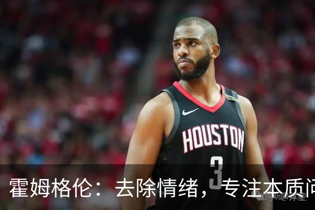 霍姆格伦：去除情绪，专注本质问题